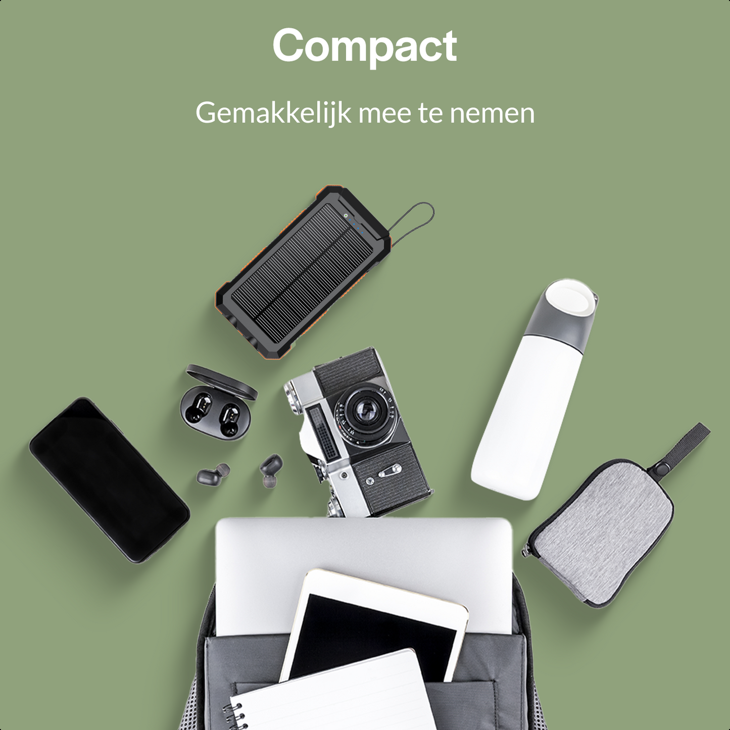 SimpSune - Solar Powerbank - 24000mAh - simpsune