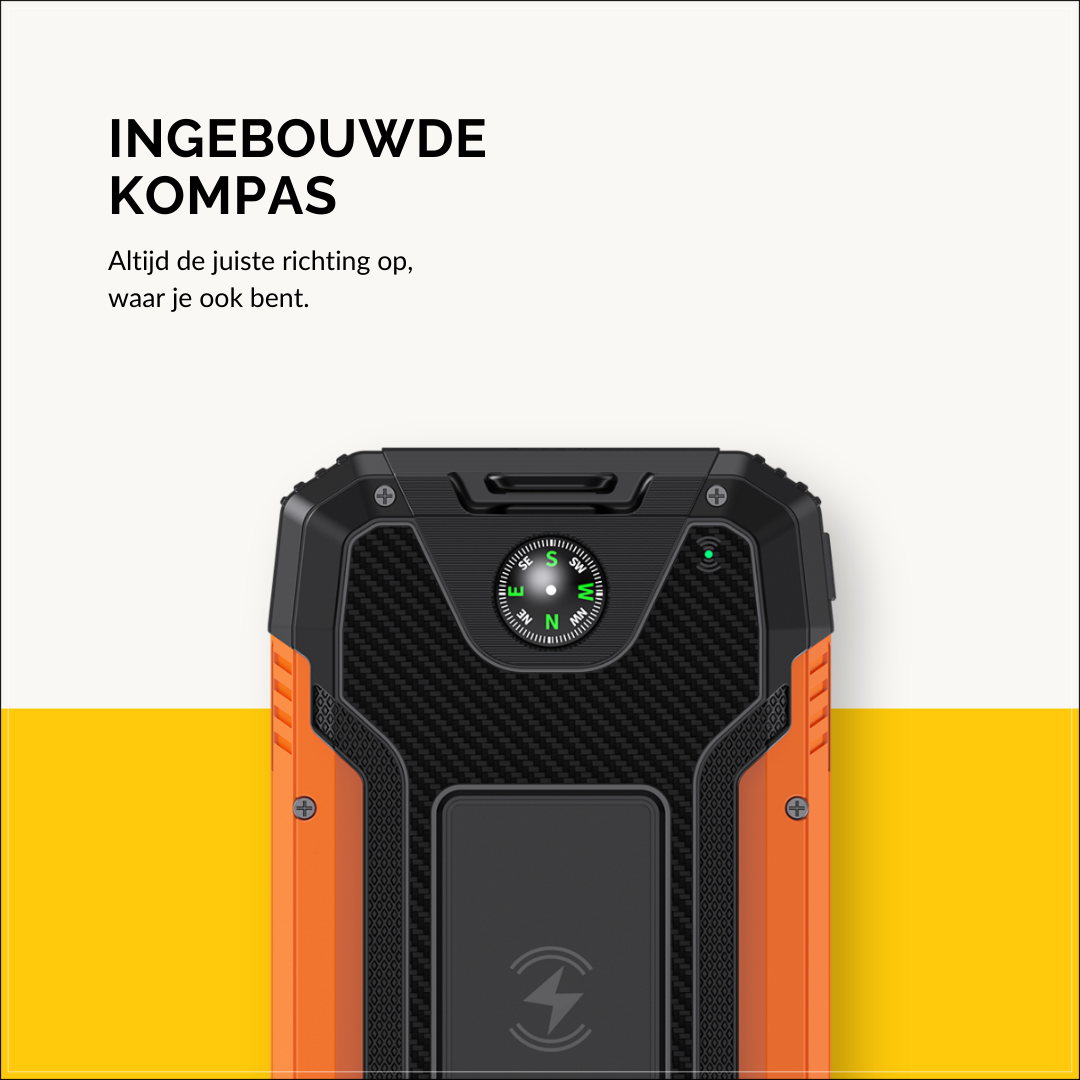 SimpSune - Solar Powerbank - 41000mAh - Ingebouwde Kabels - simpsune
