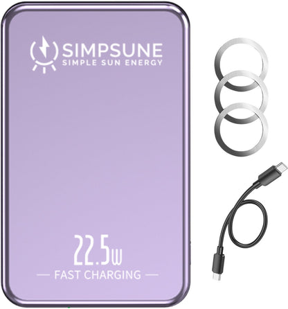 Simpsune - MagSafe Powerbank - 10000mAh - 22.5W Snellader