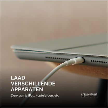 Simpsune - MagSafe Powerbank - 10000mAh - 22.5W Snellader