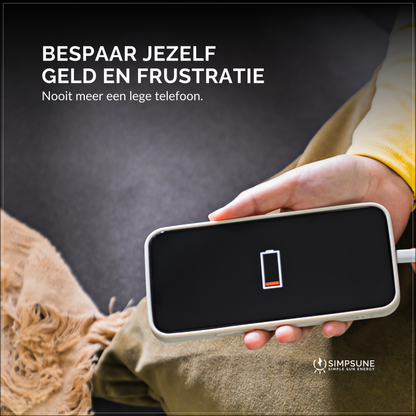 Simpsune - MagSafe Powerbank - 10000mAh - 22.5W Snellader